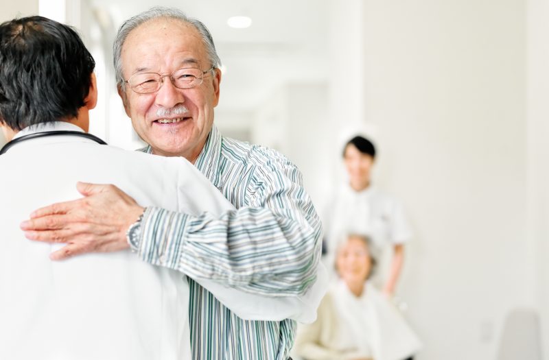 Patient who thanks his doctor