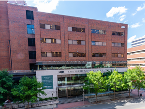 Outside of the O'Neal Comprehensive Cancer Center at UAB