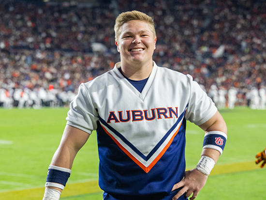 Auburn Cheerleader and UAB patient Cameron Monistere