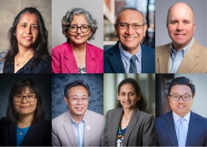 headshots of the eight Breast Cancer Research Foundation of Alabama awardees