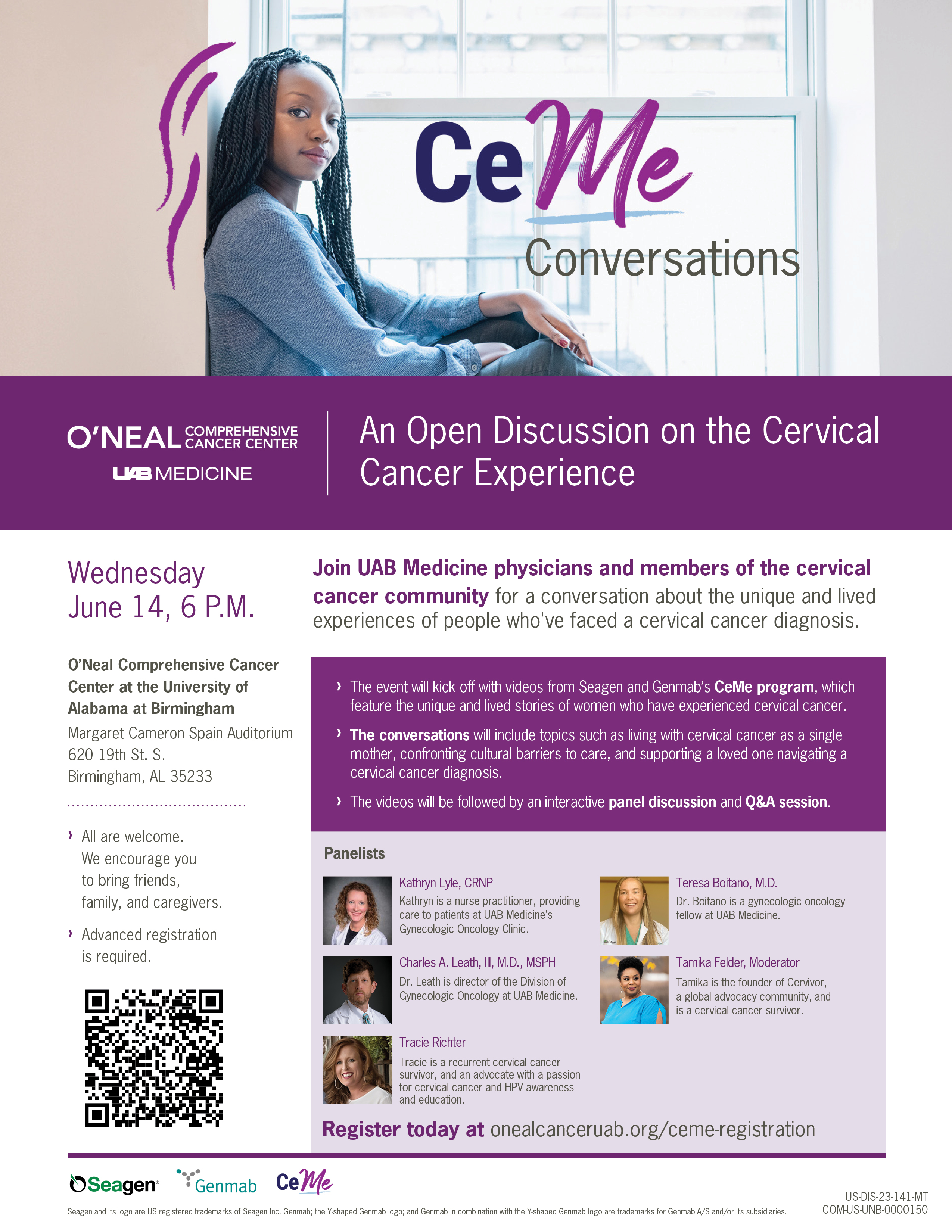 CeMe Conversations Event Wednesday, June 14, at 6 p.m. Flyer
