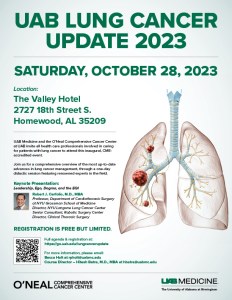UAB Lung Cancer Update 2023 event information