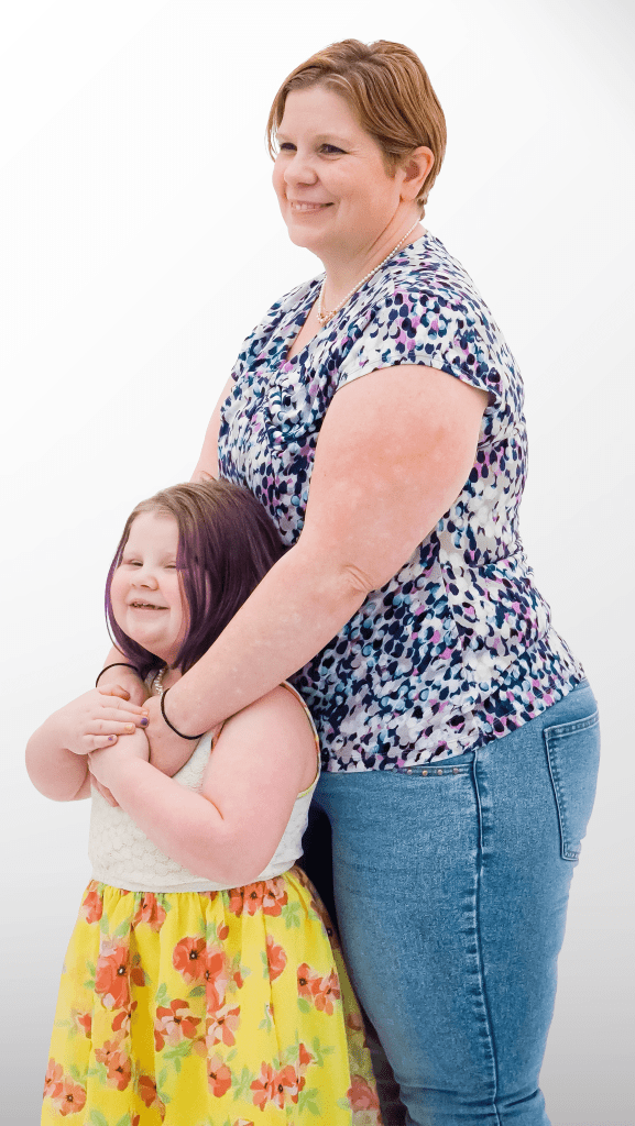 Iron Strong awardee Piper Diamond stands alongside her mother, Rhonda Diamond.